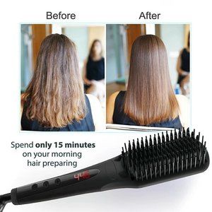 Beauty Brands Ceramic Hair Straightening Brush
